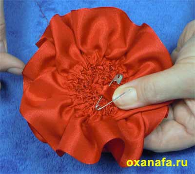 Как сделать розу из атласной ленты своими руками Мастер Класс/ Satin Ribbon Rose/ Ola ameS DIY